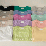 ジベバイクロップドショートスリーブTシャツ