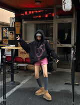 [UNISEX] Heart bunny oversized hoodie