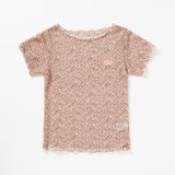 インターロック ステッチ レーストップ / INTERLOCK STITCH LACE TOP_ORANGE