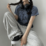 エタラグランショートスリーブTシャツ/Etta Naglan's short-sleeved T-shirt