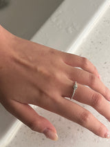 (silver925) Peanut open ring