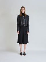 FAUX LEATHER NON COLLAR JACKET (6679784652918)