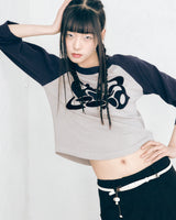 プリントTシャツ/ PRINT RAGLAN T-SHIRT