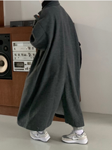 Nus. Knit muffler (Grey)