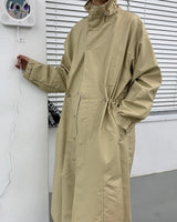 ハイネックカラーコート/SK High-Neck Collar Coat (3 colors)