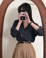 [7color] Paris Pintuck Loose Fit Shirt