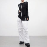 Rankle pintuck wide pants