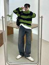 キャンディーデイリーダンガララウンドニット/[BEST]CANDY DAILY DANGARA ROUND KNIT(8COLOR)