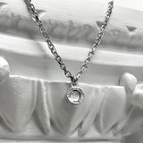 バレット バック ネックレス / Bullet Back Necklace_silver