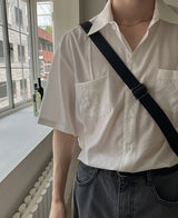 ロミンツータックシャツ (3 color)