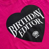 ビッグハーツハーフTシャツ / TOM'S BIG HEARTS HALF-T PINK