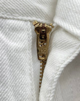 ニーディスミスホワイトデニムパンツ / MZ234 Knee Dismiss White Denim Pants