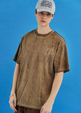 ダイウェーブオーバーロックTシャツ / ベージュ