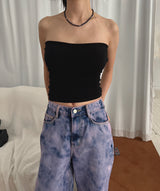 ソフトコラゲイテッドチューブトップ / Soft Corrugated Tube Top (2color)