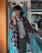 スプレッドボールドチェックシャツ (3 color)