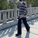 アンゴラストライプニット/EV Angora Striped Knitwear (2 colors)