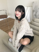 フレスノⅤネックニット
