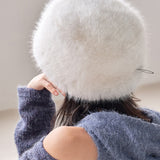 VA Square Longlabel Shapka Hat / Cream
