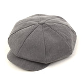 Gray Newsboy Cap (6590336729206)