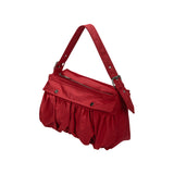Cargo Two Pocket Shoulder Bag Red