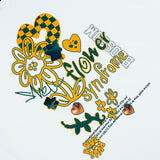 フラワーシンドロームTシャツ/ flower syndrome t-shirts -white