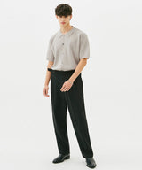 MINIMAL ONE TUCK GURKHA PANTS (BLACK) (6585159123062)