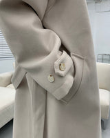ウールベルトマックコート/SI wool belted mac coat (3 colors)