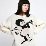 Wool Punk Angel Knit  [2 Color]