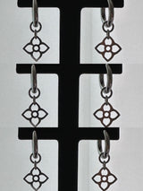 フラワーパターンピアス/flower pattern earring