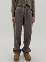 ピグコーデュロイワイドパンツ/No.3058 Pig corduroy wide pants (4color)