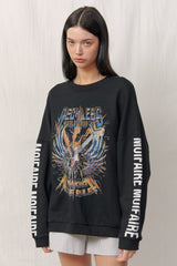  RETRO SWEATSHIRT / BLACK
