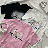 ラブキャットショートスリーブTシャツ / Love Cat Short-Sleeved T-Shirt