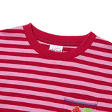 [KIDS] KIRSH X MISAKI KAWAI キッズアートワークストライプTシャツ