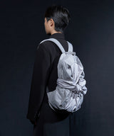 Knotted Backpack (Nylon-silver)