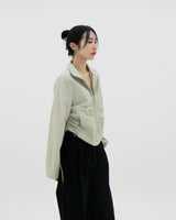 デービーシャーリングジャンパー/Davy shirring jumper (3color)