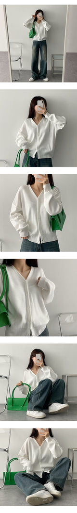 オツVニットカーディガン / Otsu V-Knit Cardigan