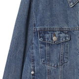 RU8314 Unbalanced Jean Jacket (2 colors)