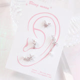 ホワイトシルバーパールピアス / [Styling] White Silver Pearl Piercing Set