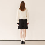 クラシッククランブルカーディガン/Classic crumble cardigan_ivory