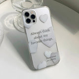 ハートバルーンレタリングアイフォンケース/Heart Balloon Lettering Phone Case