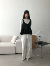 フラワーVビスチェ