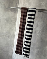 Petit striped scarf muffler