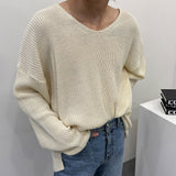 SKハッチVネックニット/SK Hacchi V-neck Knitwear (5 colors)