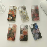 ピンク - レインフラワーマグセーフスマホケース　ビーズトックセット