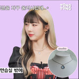 ソーラーシステムプラネットシリーズ -  ザムーンセミチョーカーネックレス / Solar System Planets Series - The Moon Semi Choker Necklace