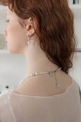 スプリングワルツパールサージカルネックレス/Spring waltz pearl surgical necklace