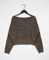 ソフトリップラインニット/Soft lip line knit (5color)