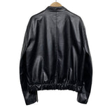 [MADE] Oubly leather racer jacket (2 color)