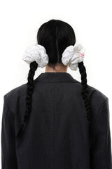 FLUFFY SCRUNCH / WHITE