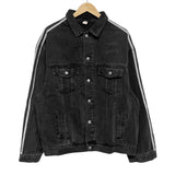 (UNISEX)トレスラインデニムジャケット